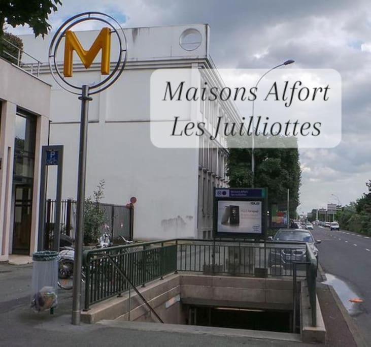 Escale-Marne Fr - 202 - Free Parking - Free Luggage Storage - All Equipped - Linen Included - Washing Machine - 10Mn Walk Metro 8 - Rer A - Panoramic View - From 1 To 14 Guests 매종알포르트 외부 사진