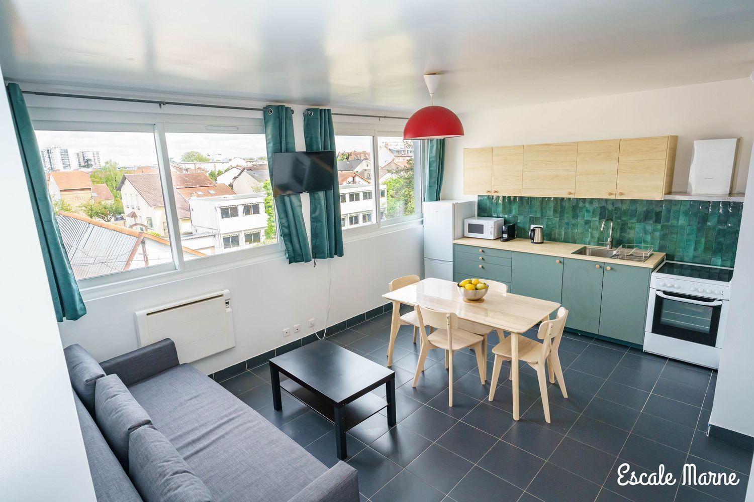 Escale-Marne Fr - 202 - Free Parking - Free Luggage Storage - All Equipped - Linen Included - Washing Machine - 10Mn Walk Metro 8 - Rer A - Panoramic View - From 1 To 14 Guests 매종알포르트 외부 사진
