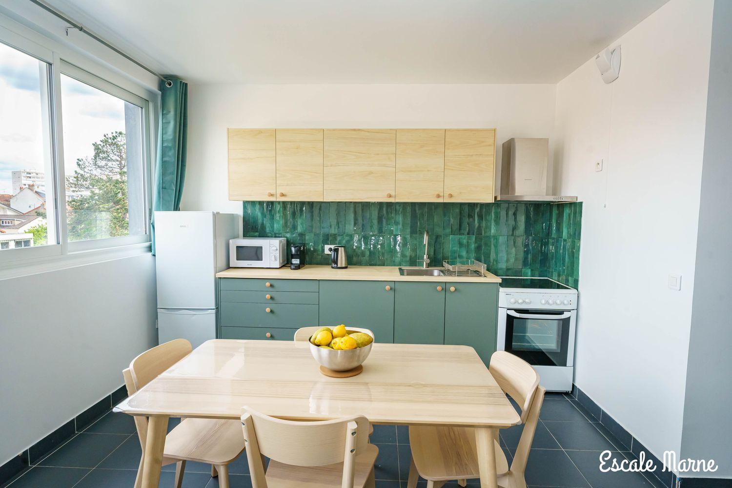 Escale-Marne Fr - 202 - Free Parking - Free Luggage Storage - All Equipped - Linen Included - Washing Machine - 10Mn Walk Metro 8 - Rer A - Panoramic View - From 1 To 14 Guests 매종알포르트 외부 사진