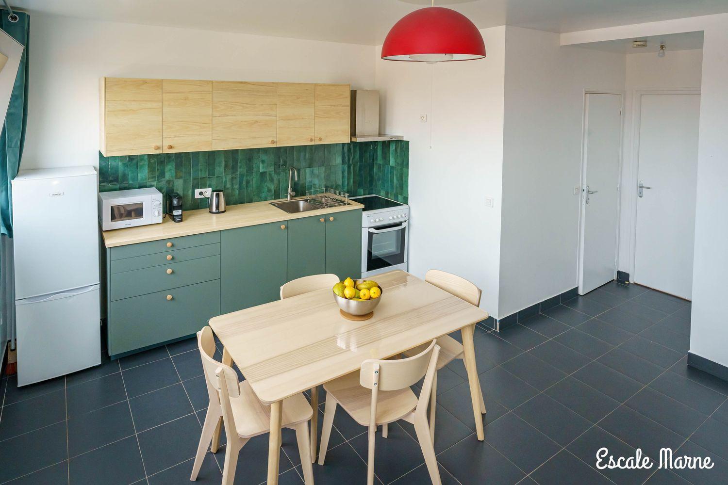 Escale-Marne Fr - 202 - Free Parking - Free Luggage Storage - All Equipped - Linen Included - Washing Machine - 10Mn Walk Metro 8 - Rer A - Panoramic View - From 1 To 14 Guests 매종알포르트 외부 사진