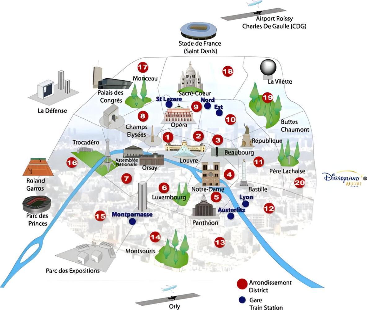 Escale-Marne Fr - 202 - Free Parking - Free Luggage Storage - All Equipped - Linen Included - Washing Machine - 10Mn Walk Metro 8 - Rer A - Panoramic View - From 1 To 14 Guests 매종알포르트 외부 사진