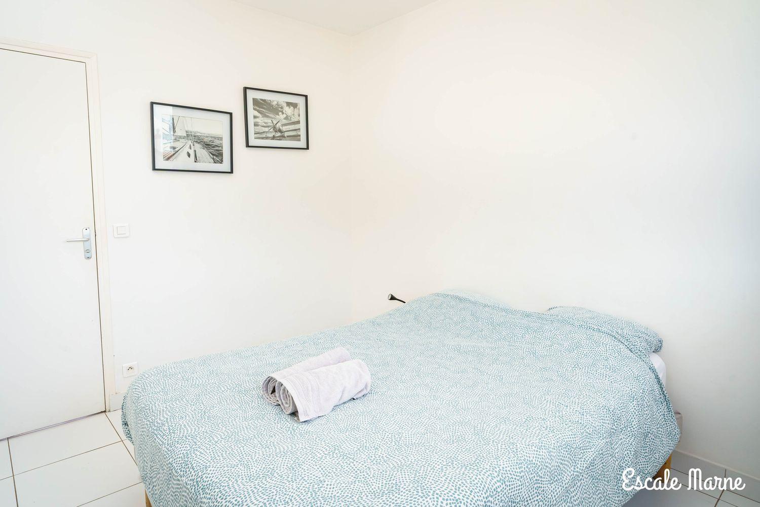 Escale-Marne Fr - 202 - Free Parking - Free Luggage Storage - All Equipped - Linen Included - Washing Machine - 10Mn Walk Metro 8 - Rer A - Panoramic View - From 1 To 14 Guests 매종알포르트 객실 사진