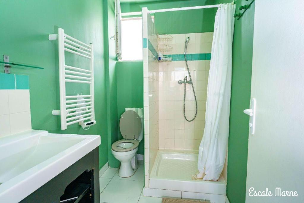 Escale-Marne Fr - 202 - Free Parking - Free Luggage Storage - All Equipped - Linen Included - Washing Machine - 10Mn Walk Metro 8 - Rer A - Panoramic View - From 1 To 14 Guests 매종알포르트 외부 사진