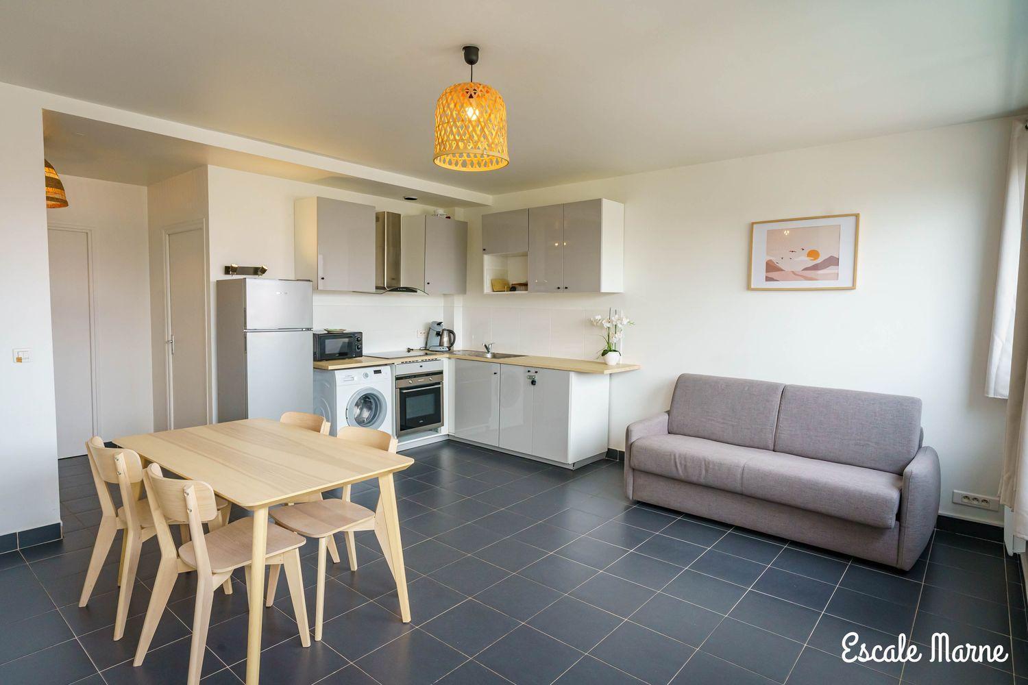 Escale-Marne Fr - 202 - Free Parking - Free Luggage Storage - All Equipped - Linen Included - Washing Machine - 10Mn Walk Metro 8 - Rer A - Panoramic View - From 1 To 14 Guests 매종알포르트 외부 사진